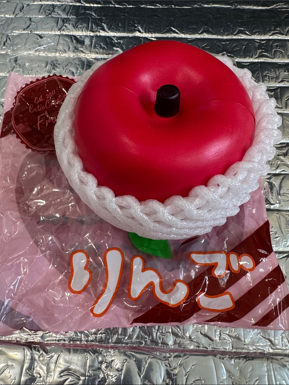 Cutie Creative Red Jumbo Apple Squishy Rare Vintage Scented Excellent